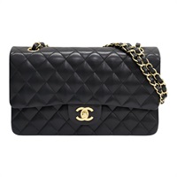 黑色羊皮 Coco 25 肩背包 A01112【CHANEL 香奈兒】 A01112