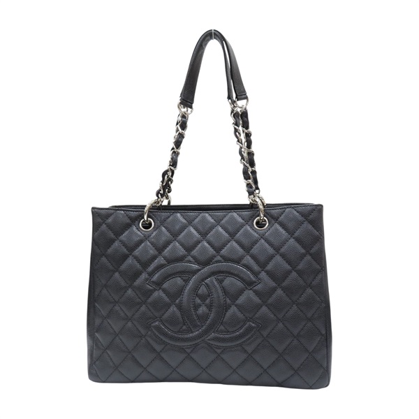 黑色 荔枝紋牛皮 GST 手提包 A50995【CHANEL 香奈兒】 A50995