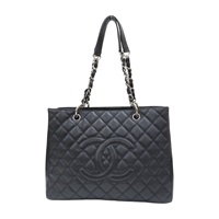 黑色 荔枝紋牛皮 GST 手提包 A50995【CHANEL 香奈兒】 A50995