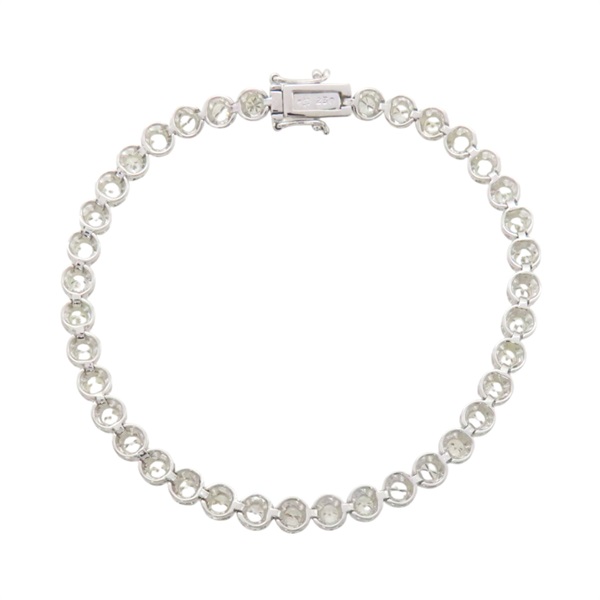 18K白金 鑽石 手鏈【JEWELRY 無品牌珠寶】 Diamond 9.9g