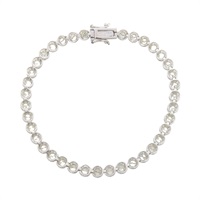 18K白金 鑽石 手鏈【JEWELRY 無品牌珠寶】 Diamond 9.9g