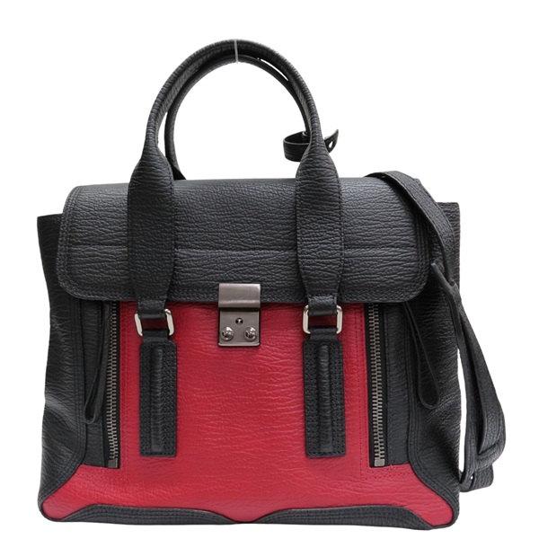 黑紅拚色 牛皮 兩用包【3.1 Phillip Lim】 AF15-0179CSK