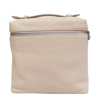 粉色 牛皮 Extra pocket 後背包【Loro Piana 諾悠翩雅】