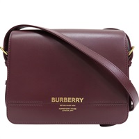 紫色 牛皮 肩背包【BURBERRY 巴寶莉】 8067036