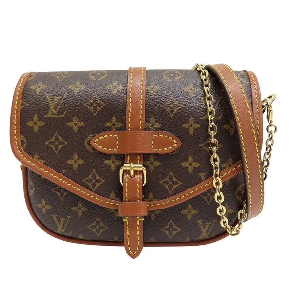 棕色 原花帆布 兩用包【LOUIS VUITTON LV 路易威登】 M27096