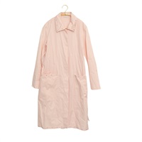 HERMES 愛馬仕 Camicia Dettaglio 長板襯衫裙 粉色 棉質