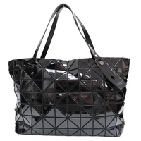 黑色 PVC 托特包【BAO BAO ISSEY MIYAKE 三宅一生】 BB61-AG082