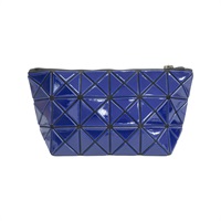 藍色 PVC 三角格 手拿包 【BAO BAO ISSEY MIYAKE 三宅一生】 BB53-AG451-75