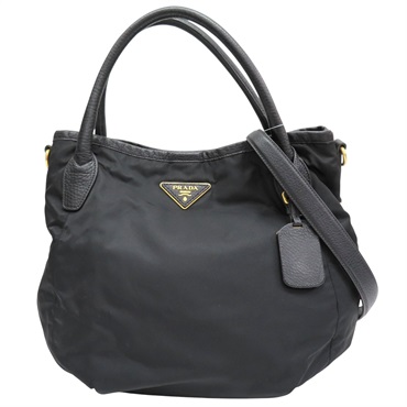 黑色 尼龍 兩用包【PRADA 普拉達】 BR4420