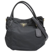 黑色 尼龍 兩用包【PRADA 普拉達】 BR4420