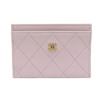 紫色 菱格紋牛皮 卡夾 名片夾【CHANEL 香奈兒】 AP4916