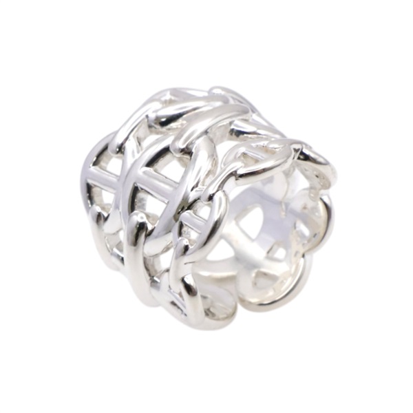 925純銀 豬鼻子 CDA Enchainee 戒指【HERMES 愛馬仕】 H109506B