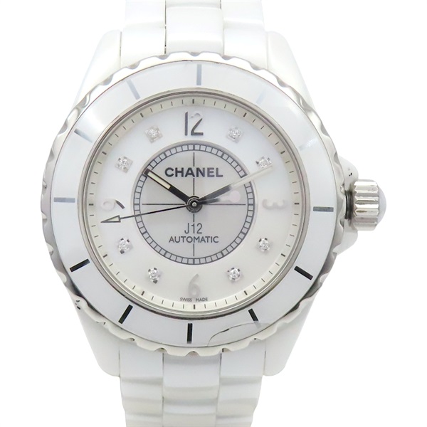 白色錶盤 陶瓷 J12 8PD 腕錶【CHANEL 香奈兒】 H2423