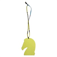 黃/橘色 Shervre牛皮 Petit H Samarcande charm 吊飾【HERMES 愛馬仕】