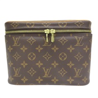 棕色 原花 PVC塗層帆布 NICE BB 手提化妝箱【LOUIS VUITTON LV 路易威登】 M42265