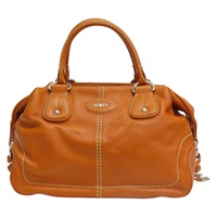 橘色 牛皮 D-Bag 手提包【TOD S 托德斯】
