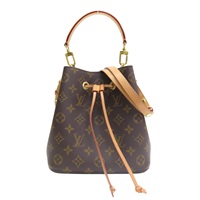 棕色 原花帆布 NeoNoe BB 水桶包 兩用包【LOUIS VUITTON LV 路易威登】 M46581
