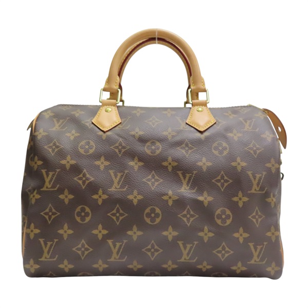 棕色 原花帆布 SPEEDY 30 波士頓包 手提包【LOUIS VUITTON LV 路易威登】 M41526