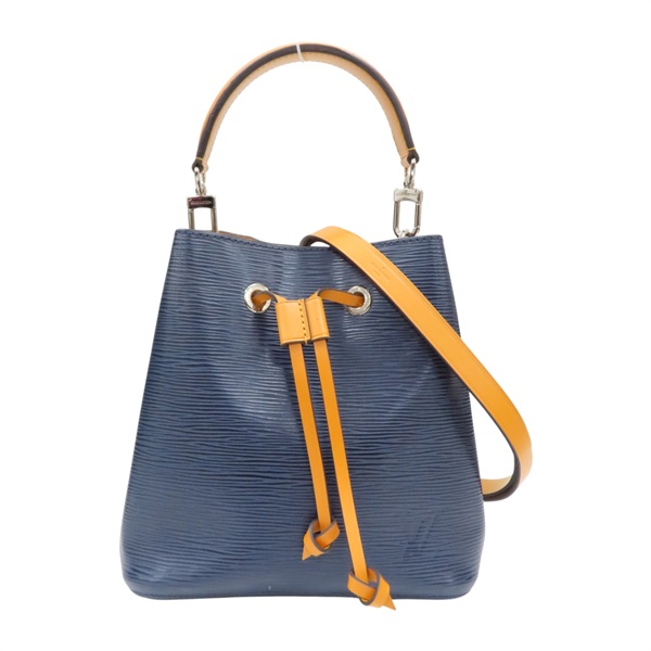 藍色 水波紋牛皮 NeoNoe BB 水桶包 兩用包【LOUIS VUITTON LV 路易威登】 M53610