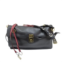 黑色 牛皮 Soft Sound 大號 肩背包【PRADA 普拉達】 1BD378