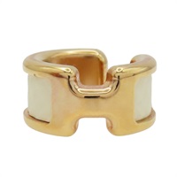 白色 鍍金 Olympe Ear Cuff 耳骨夾【HERMES 愛馬仕】