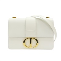 白色 牛皮 30 Montaigne 肩背包【Dior 迪奧 】 M9203UMOS