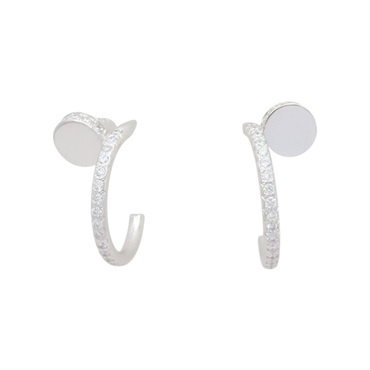 18白K金 0.51ct Juste un Clou 環形耳環【Cartier 卡地亞】 B8301431