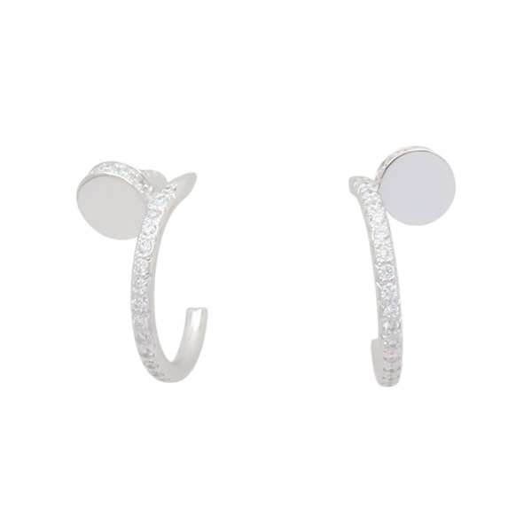 18白K金 0.51ct Juste un Clou 環形耳環【Cartier 卡地亞】 B8301431
