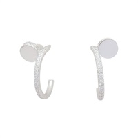 18白K金 0.51ct Juste un Clou 環形耳環【Cartier 卡地亞】 B8301431