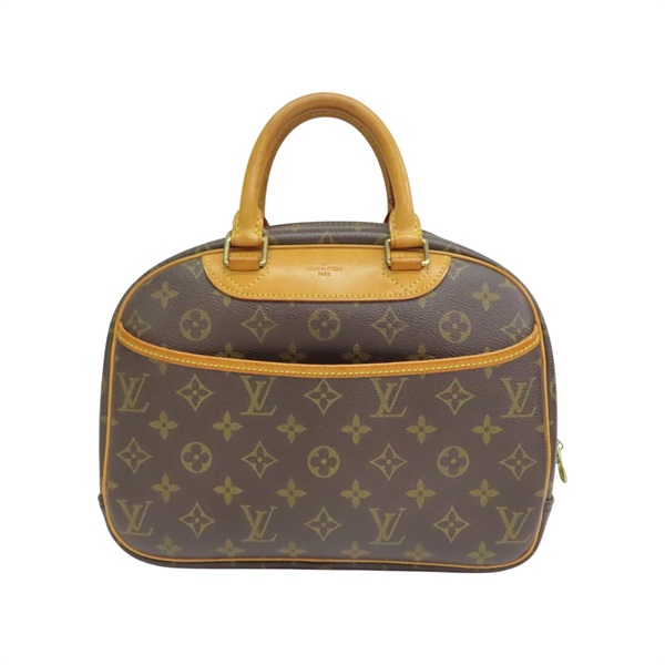 棕色 原花帆布 Trouville 手提包 M42228【LOUIS VUITTON LV 路易威登】 M42228