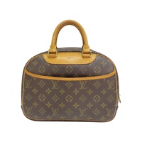 棕色 原花帆布 Trouville 手提包 M42228【LOUIS VUITTON LV 路易威登】 M42228
