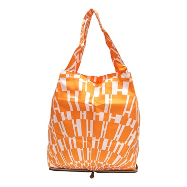 棕色 牛皮 Silky Pop 購物包 □K刻【HERMES 愛馬仕】