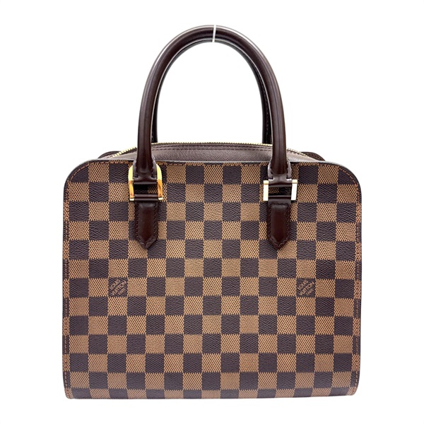棕色 棋盤格帆布 Triana 手提包【LOUIS VUITTON LV 路易威登】 N51155