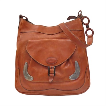 棕色 牛皮 Diana 肩背包【TODS 托德斯】