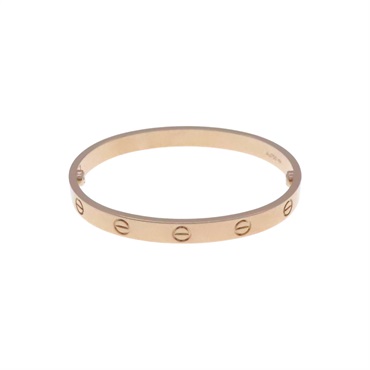 18K玫瑰金 LOVE 手環 #17【Cartier 卡地亞】 B6067417