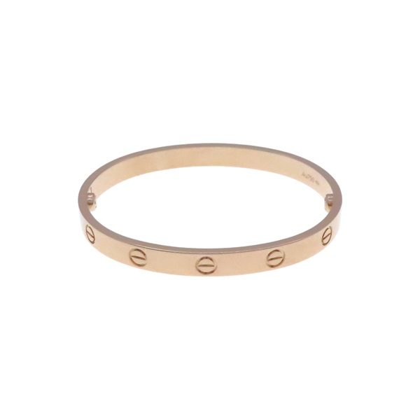 18K玫瑰金 LOVE 手環 #17【Cartier 卡地亞】 B6067417