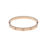 18K玫瑰金 LOVE 手環 #17【Cartier 卡地亞】 B6067417