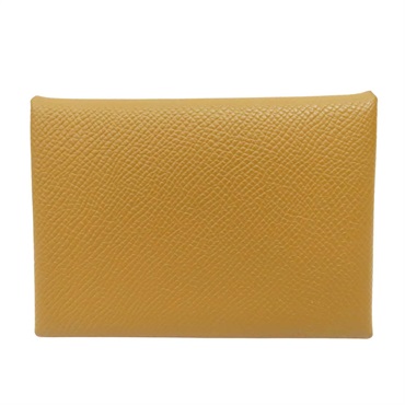 芝麻色 Epsom牛皮 Calvi Duo 零錢卡片包 B刻【HERMES 愛馬仕】