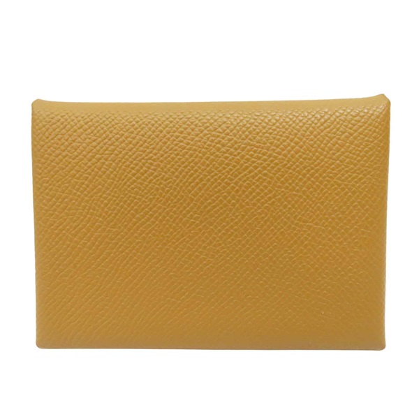 芝麻色 Epsom牛皮 Calvi Duo 卡夾 名片夾 B刻【HERMES 愛馬仕】