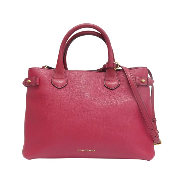 紅色 牛皮 Banner 兩用包【BURBERRY 巴寶莉】 3980795
