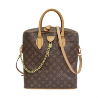 棕色 原花帆布 Carryall MM 兩用包 M43623【LOUIS VUITTON LV 路易威登】 M43623