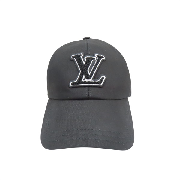 黑色 棉質 LV Signature 棒球帽【LOUIS VUITTON LV 路易威登】 M7282M