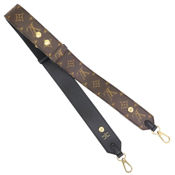 棕色 原花 PVC塗層帆布 肩背帶【LOUIS VUITTON LV 路易威登】 J02465