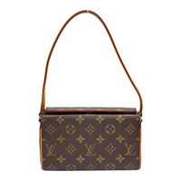 棕色 原花帆布 Recital 手提包【LOUIS VUITTON LV 路易威登】 M51900