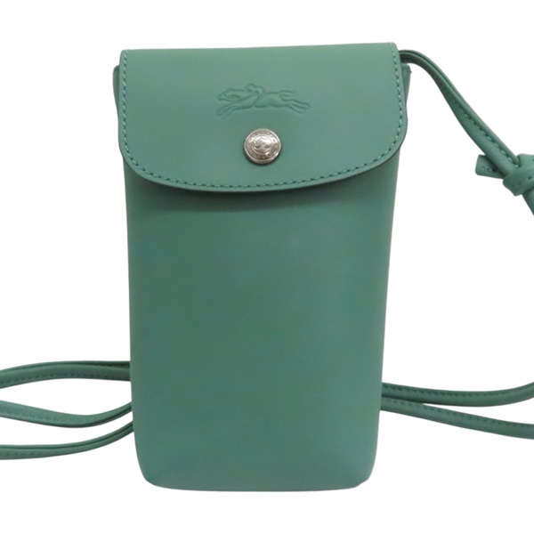 綠色 牛皮 Le Pliage Xtra Phone Case 肩背包【Longchamp 瓏驤】 34178987D90