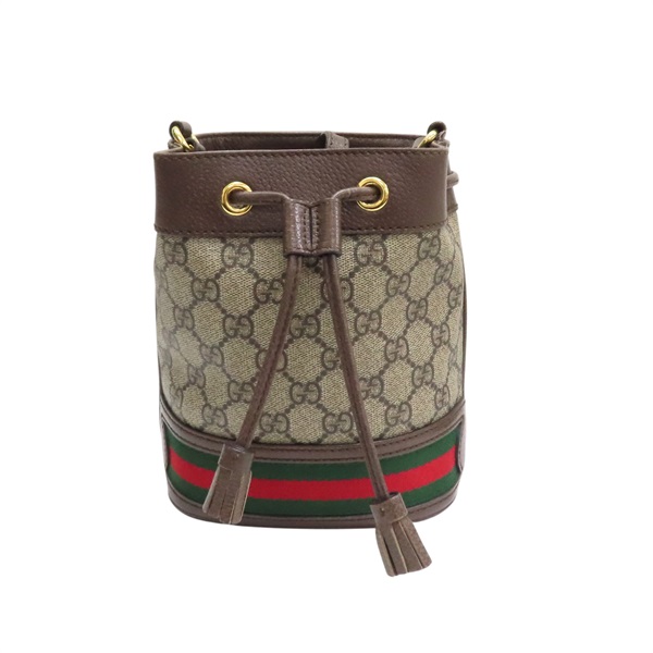 烏木色 Supreme帆布 Ophidia Mini 肩背包【GUCCI 古馳】 550620