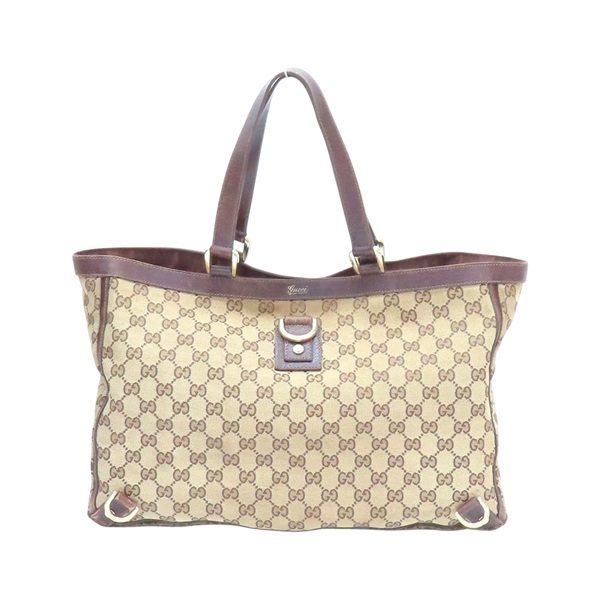 棕色帆布 Abbey 肩背包 141472【GUCCI 古馳】 141472