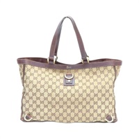 棕色帆布 Abbey 肩背包 141472【GUCCI 古馳】 141472