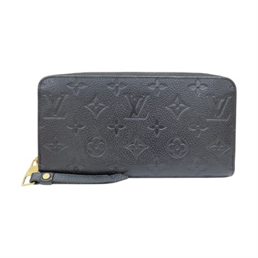 黑色 原花 壓紋 牛皮 Zippy Long 拉鍊長夾【LOUIS VUITTON LV 路易威登】 M61864