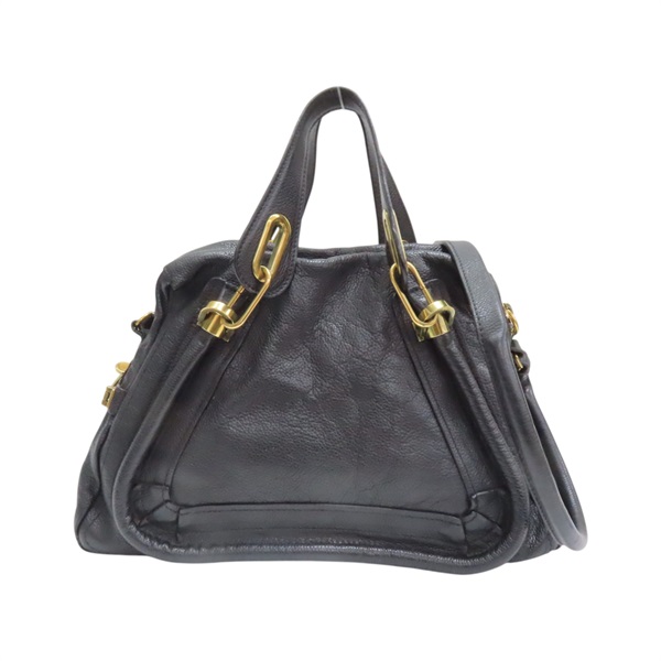 黑色 牛皮 Paraty 兩用包【Chloe 克羅伊】